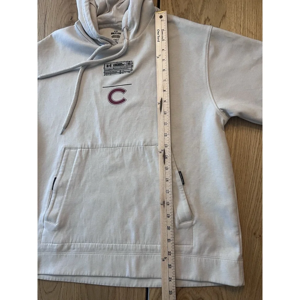 Under Armour UA Summit Knit‎ Short Sleeve Hoodie Colgate University Mens S gray